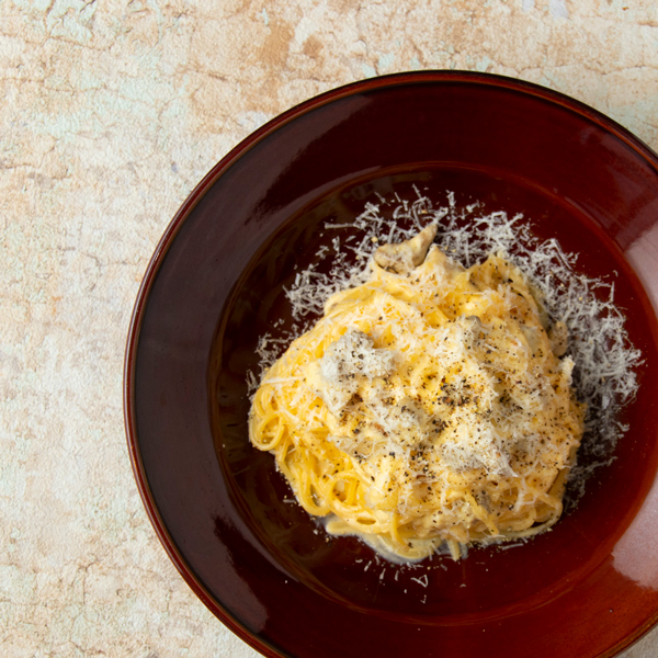 優味豚パンチェッタのカルボナーラ